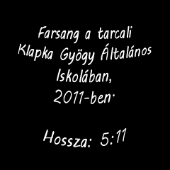 Farsang a tarcali Klapka György Általános Iskolában, 2011-ben
