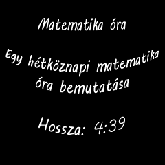 Matematika óra